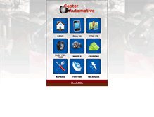 Tablet Screenshot of centerautomotive.net